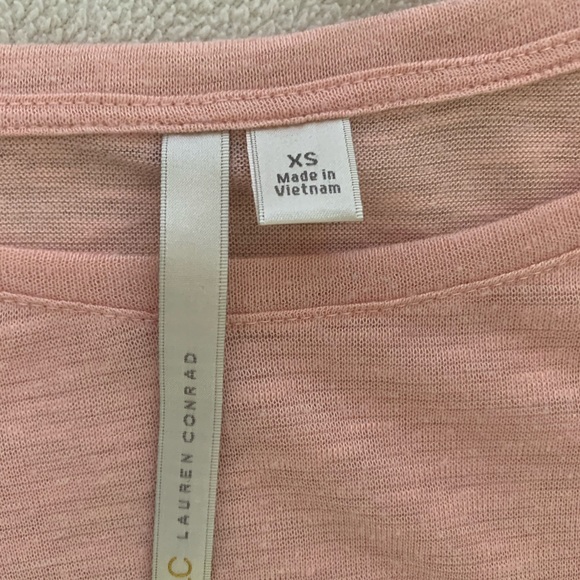 Lauren Conrad peach colored tunic size XS - Picture 5 of 5